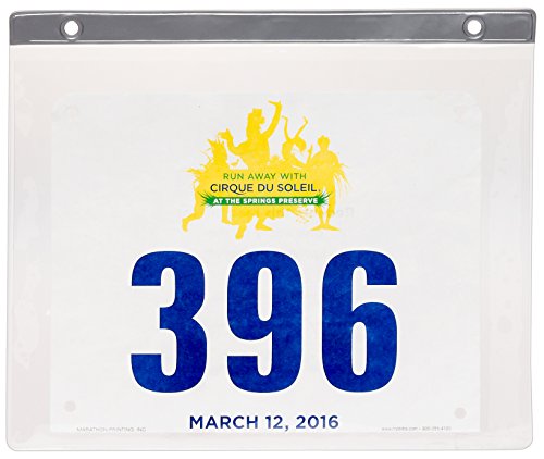 Algopix Similar Product 7 - Race Bib Display Sleeves  24 Pack
