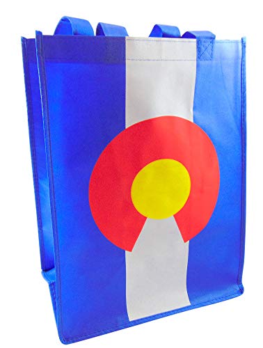 Algopix Similar Product 10 - Colorado State Flag Tote Bag Nylon