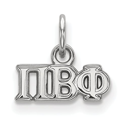 Algopix Similar Product 19 - Sterling Silver LogoArt Phi Mu XS