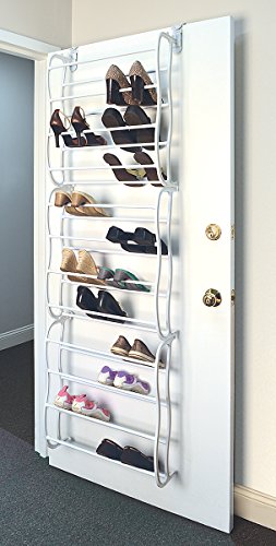 

36 Pair Over the Door Shoe Rack with 12 Shelves