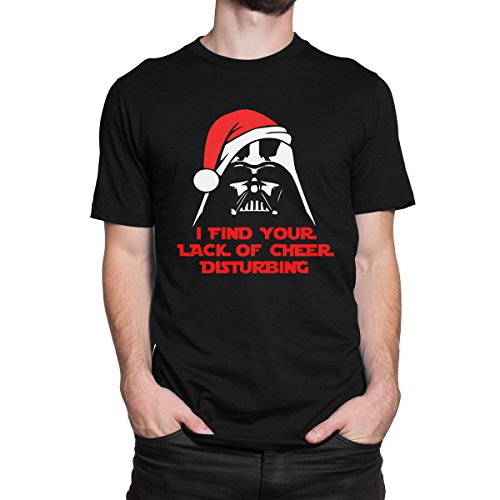 STAR WARS DARTH VADER CHRISTMAS Men's PRINT HAUS T-shirt