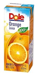 Doleオレンジ100% 200ml×18本