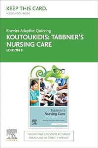 Elsevier Adaptive Quizzing for Tabbner's Nursing Care Access Card by Gabrielle Koutoukidis MPH BN(Mid) DipAppSci(Nurs) AdvDipN(Ed) DipBus Voc Grad Cert Business (Transformational Management) MACN International Specialised Skills Institute Fellow Candidate EdD(Research)