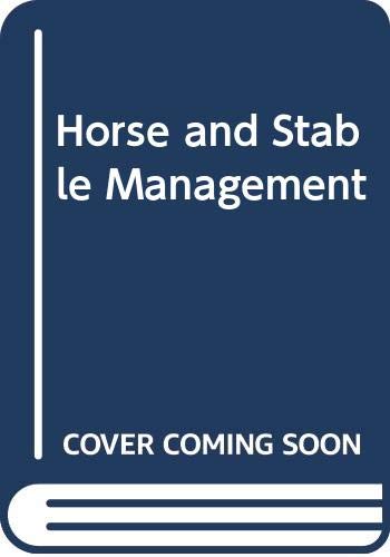 Horse Stable Management by Jeremy Houghton Brown