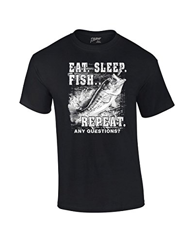 Fishing T-Shirt Eat Sleep Fish Repeat