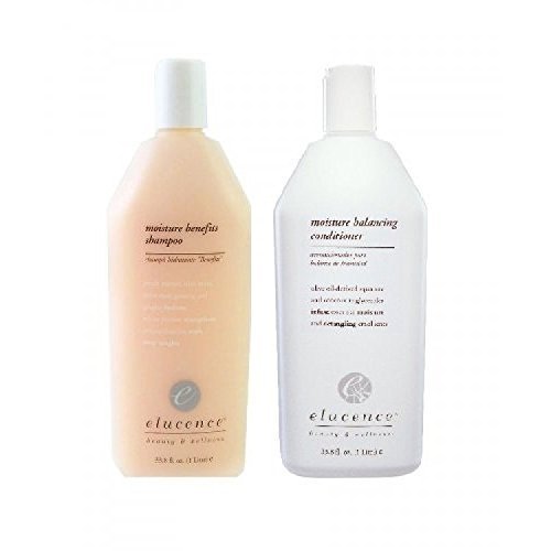 Elucence Moisture Benefits Shampoo 33.8 oz & Balance Conditioner 33.8 oz Duo Set by Kenra