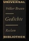 Gedichte (Reclams Universal - Bibliothek Band 51) - Volker Braun