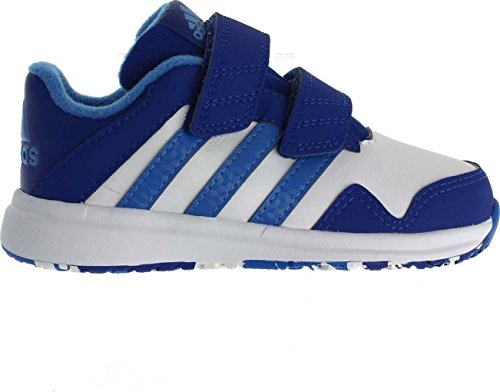 adidas SNICE 4 CF I - Zapatillas para niño, color blanco / azul, talla 27