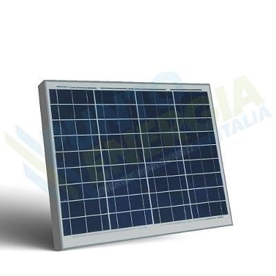 Peimar Panneau Solaire Photovoltaique 50W 12V Polycristallin Roulottes Bateaux Chalet