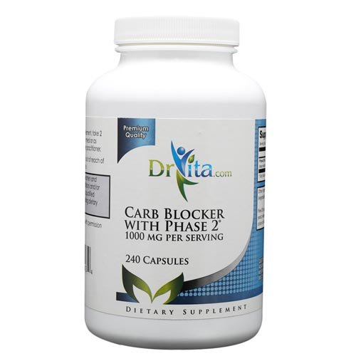 DrVita Carb Blocker with Phase 2 1000 mg per serving 240 Health