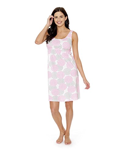 Baby Be Mine Maternity Nursing Nightgown - Sleeveless (Medium pre pregnancy 8-10, Lilly)