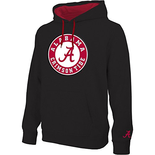 Alabama Crimson Tide Twill Hooded Sweatshirt Icon Black