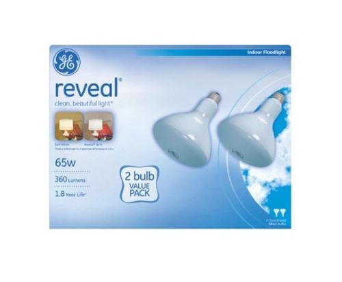 

Ge Reveal Bulb 65 W 65r40/Rvl-Tp2/3 Pack / 2