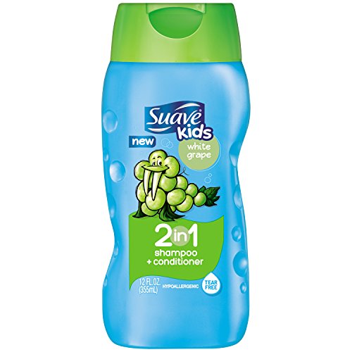 Suave Kids 2 in 1 Shampoo + Conditioner, White Grapes 12 oz