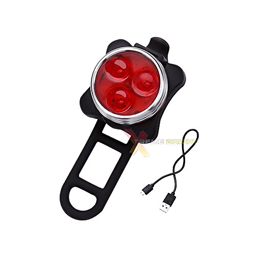 : Xtreme Bright X-96 USB Rechargeable LED Bike Taillight - 650mAh Battery (USB Cable Incl.), 4 Light Modes
