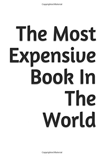 The Most Expensive Book In The World by Pound Sterling
