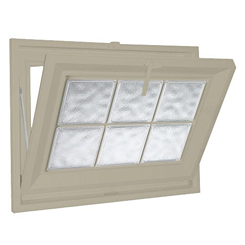 Algopix Similar Product 17 - Glacier Pattern Hopper Fin Vinyl Window
