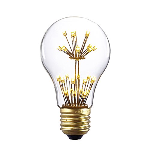 Kiven Vintage Antique Bulbs 2w Decorative E26 110v Antique Led Light Bulb for Pendant Light (Package:1 Pcs)