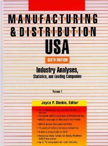 Manufacturing and Distribution USA (Manufacturing and Distribution USA, 1st ed) by Gale Cengage Learning