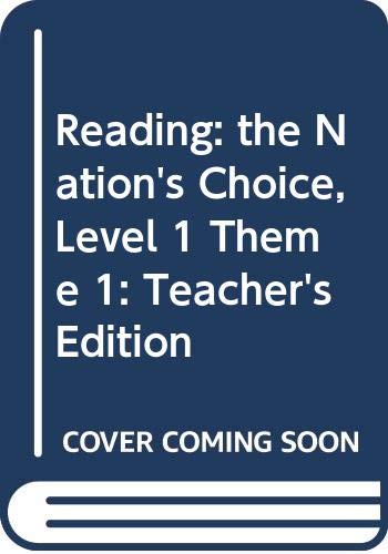 Houghton Mifflin Reading, Grade 1, Teacher's Edition (A Legacy of Literacy) by Houghton Mifflin Company