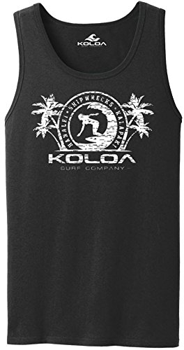 Koloa Surfer Girl Logo Mens Tank Tops in 27 Colors. Adult Sizes: S-4XL