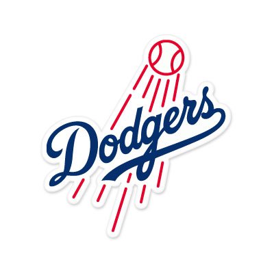 Los Angeles Dodgers MLB car bumper sticker decal (5