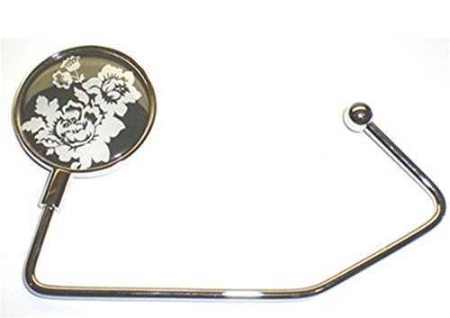 White Flower Purse Hook