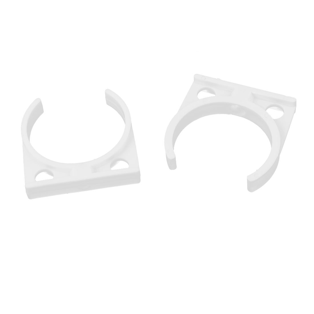 

Plastic Filter Housing Clamp Clip 2.2 Inch Diameter 2 Pcs White