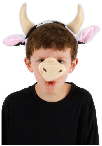 Cow Ears and Tail Set