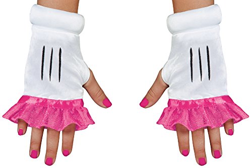 Pink Minnie Mouse Fingerless Glovettes For Girls