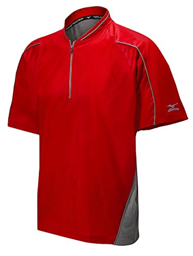Algopix Similar Product 17 - Mizuno Protect Batting Jersey Red