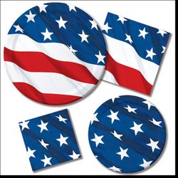 

Patriotic Spirit 7" Plates (Sold by 1 pack of 48 items)