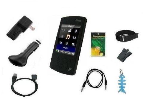 

9 Items Accessories Combo Kit for Sony Walkman NWZ-S540, NWZ S544 and NWZ S545 Series Video MP3 Player