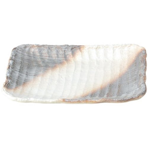 

No. 11 length angle dish Kazusue open bush clover -like [34x28x4cm] restaurant hotel restaurant business