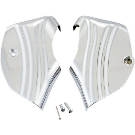

02-04 HONDA VTX1800C: Show Chrome Neck Covers