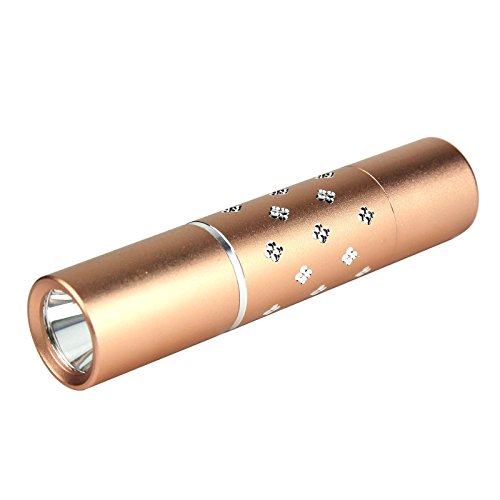 Mini 365nm UV Light Flashlight for Jade Cosmetic Fluorescence Detection Rose Golden