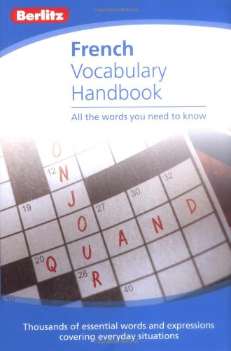French Vocabulary Handbook (Handbooks) (English and French Edition) by Berlitz Publishing