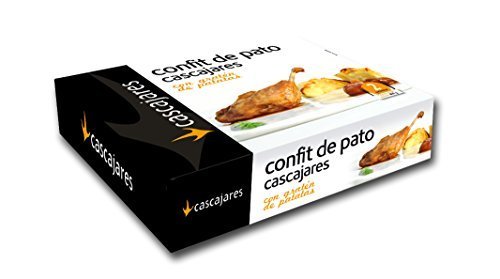 CASCAJARES -Confit de Pato Cascajares con salsa Marnier y gratén de patatas, para 2 personas.