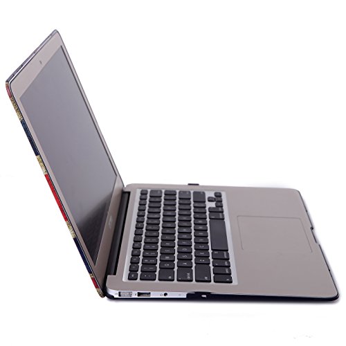 

HDE Matte Hard Shell Clip Snap-on Case + Matching Keyboard Skin for MacBook Air 13" - Fits Model A1369 / A1466