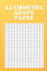 Asymmetric Graph Paper size 6x9 100 pages Cover nr 3 by Simon Owedyk