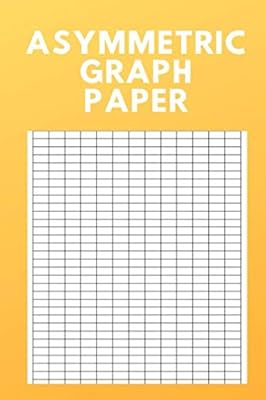 Asymmetric Graph Paper size 6x9 100 pages Cover nr 3