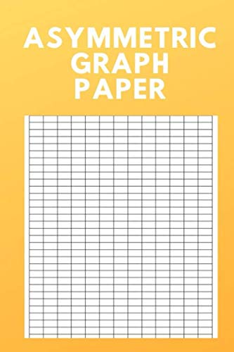 Asymmetric Graph Paper size 6x9 100 pages Cover nr 3 by Simon Owedyk