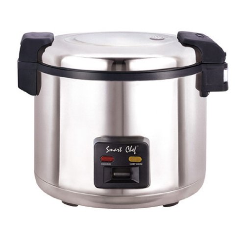 

Welbon WRC-1070S 33 Cups Stainless Steel Commercial Rice Cooker with Heavy Duty Non-Stick Inner Pot, ETL & UL