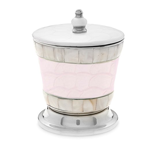 Algopix Similar Product 11 - Classic 5.5" Covered Canister Pink Ice