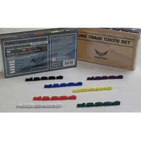 Train Meeples for Ticket to Ride board game