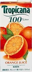 トロピカーナ 100%ジュース オレンジ 1L×6本