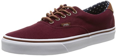 Vans U Era 59 T&L - Zapatillas bajas unisex, color t&l/windsor wine/plus, talla 39