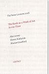 VERSO LECTURES 2016: THE BOOK AS A WORK OF ART IN OUR TIME