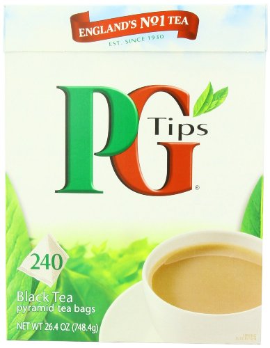 PG Tips Black Tea, Pyramid Tea, 240ct Boxes (Pack of 2)