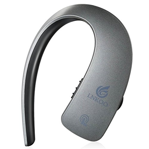 Bluetooth Handsfree,Touch-sensitive Control Wireless Stereo In-Ear Noise Cancelling Headset with Mic for Phones-Grey